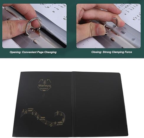 Sheet Music Folder, 4 Page Piano Sheet Music Detachable A4 Size Piano Score Expand Music Folder Organizer, for Holding Sheet Music and Storing Files in Saudi Arabia