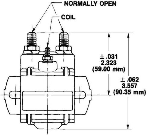 White Rodgers 124-117111 Solenoid, SPNO, 36 VDC Isolated Coil, Continuous Duty, Normally Open Continuous Contact Rating 100 Amps, Inrush 400 Amps in Kuwait