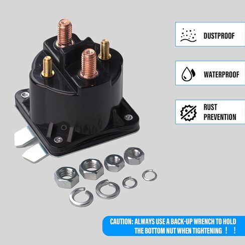JINGKE Dump Trailer Solenoid Valve 4 Terminal 12V 100 AMP Kti Solenoid Relay Replacement for SAZ4201GJ 7522 SAZ-4201ER 070009 190107 KTI Unit KTI 391-2-C in Saudi Arabia