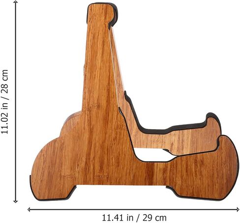 Kisangel Portable Foldable Violin and Guitar Stand Compact Vertical Storage Rack Frame Stable Design for Acoustic Electric Bass Instruments in Saudi Arabia