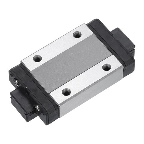 uxcell MGN12H Stainless Steel Sliding Carriage Block with Plastic Anti-Fall Strip for 12mm MGN12 Linear Motion Slide Rail Guide, Black in Kuwait