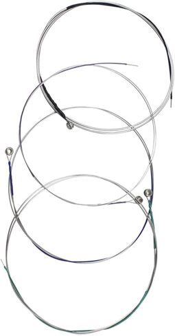 Luxshiny 4pcs Metal Strings Replacement with Nickel-chrome Wound for Practice and Professional Use Standard Tension Accessories for Stable Tone and Use in Kuwait