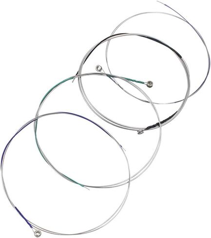 Luxshiny 4pcs Metal Strings Replacement with Nickel-chrome Wound for Practice and Professional Use Standard Tension Accessories for Stable Tone and Use in Kuwait