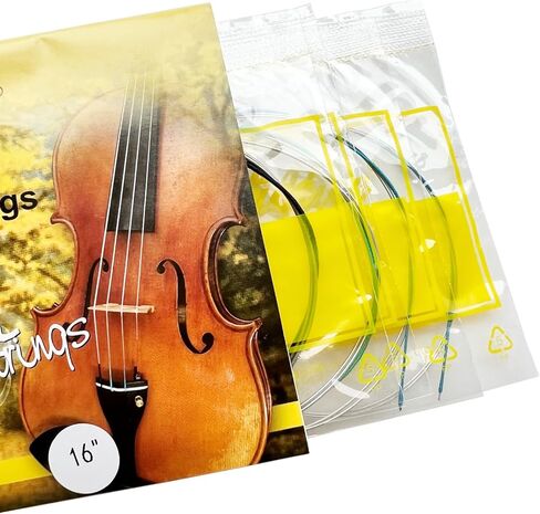 4pcs/set Steel Core Al-Mg Chrome Alloy Winding Viola Strings for 16" Scale Violas in Saudi Arabia