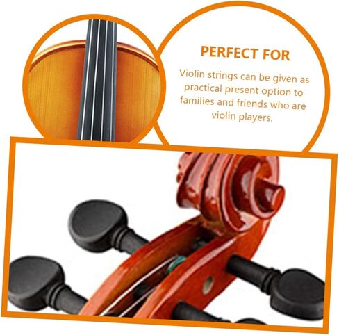 Generic 4pcs Nickel-chromium Strings Replacement Metal Core Strings for Beginners and Professionals Sound Easy to Replace Suitable for Violas in Saudi Arabia
