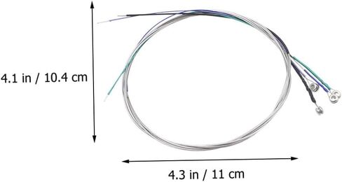 Totority 4pcs Metal Strings Replacement for Beginners and Professionals Nickel-chrome Wound Strings with Balanced Tone Sound and Comfortable Play for Violas in Saudi Arabia