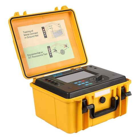 Intelligent Equipotential Connection Reistance Tester DC Resistance Tester Equipotential Bonding Resistance Meter with Resistance Range 0.0001Ω～30.0kΩ Test Current 4A MAX Data Storage Function in Saudi Arabia