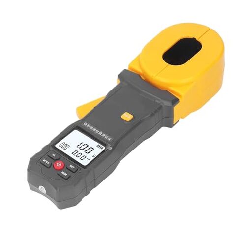 Digital Ground Resistance Meter, LCD Clamp Tester for Earth Resistance, 0.001Ω Precision for Telecommunications and Electrical Applications, Reliable Current Meter in Saudi Arabia