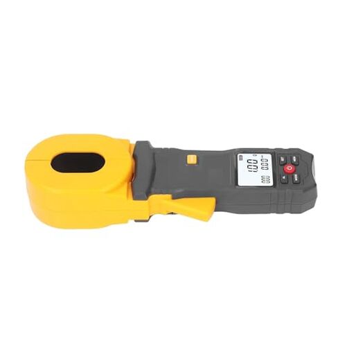 Digital Ground Resistance Meter, LCD Clamp Tester for Earth Resistance, 0.001Ω Precision for Telecommunications and Electrical Applications, Reliable Current Meter in Saudi Arabia