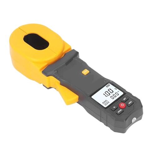 Digital Ground Resistance Meter, LCD Clamp Tester for Earth Resistance, 0.001Ω Precision for Telecommunications and Electrical Applications, Reliable Current Meter in Saudi Arabia