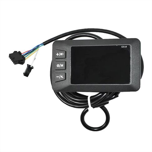 دراجة كهربائية عرض JN G518 شاشة LCD ذكية لوحة عدادات للدراجة الكهربائية مع موصل SM 24-72 فولت شاشة LCD ملونة ذكية لوحة عدادات Ebike سكوتر الملحقات in Kuwait