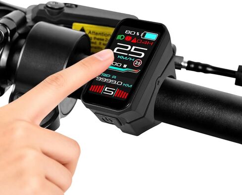 VD18MT Color Touch Screen Display for Bafang UART Version Hub Motor G020 G062 G0900–IP67 Waterproof& 0-9 PAS Levels Ebike in Saudi Arabia