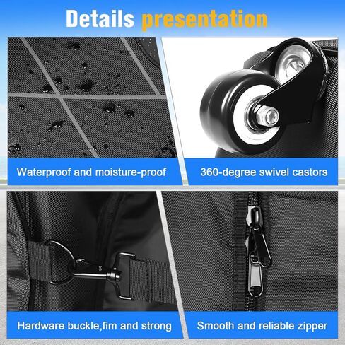 Storage Carry Bag with Wheels Bike Protection Bag Kit Bicycles Storing Carry Bags for Off-Road/Mountain Bike/Freestyle Riding in Kuwait