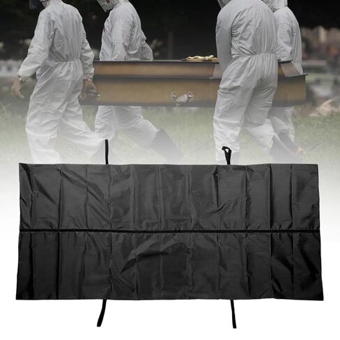 Generic Body Bag for Dogs Animals Leakproof Cadaver Disaster Pouch Storage Bag for Funersals, as described, 210x75cm in Saudi Arabia