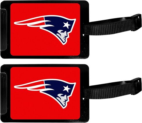 Siskiyou NFL New England Patriots Luggage Tag, 2 pk, Black in Saudi Arabia