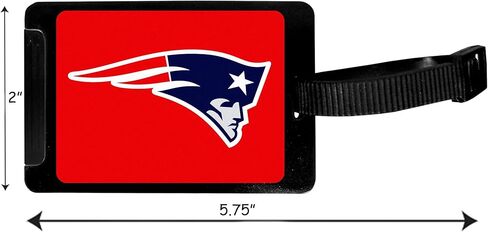 Siskiyou NFL New England Patriots Luggage Tag, 2 pk, Black in Saudi Arabia