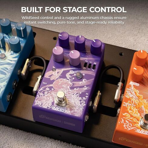 Gnash Dual-Channel Analog Distortion Guitar Effects Pedal, Series/Parallel High-Gain Drive with Wavefolder & Mid-Cut, True Bypass, Fully Analog Through-Hole Circuitry for Modern & Vintage Tones in Kuwait