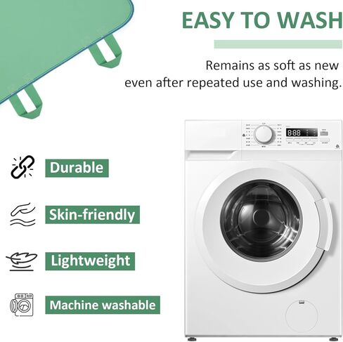 2 Pack Bed Pads for Incontinence Washable Positioning Bed Pad with Handles, Reusable Underpads Absorbent with 4-Layer Waterproof Underpads for Incontinence, Elderly Bedridden in Kuwait