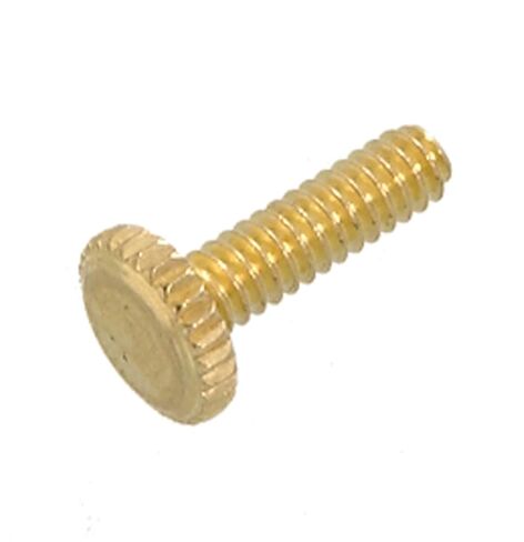 B&P Lamp® 6/32 Brass Plated Thumbhead Screw, 1/2" Thread Length in Kuwait