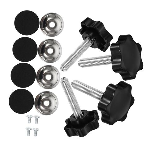 4 Sets Threaded Knob Replacement Kit with Bolt Ergonomic Design for Resistant for Improvement Projects in Saudi Arabia