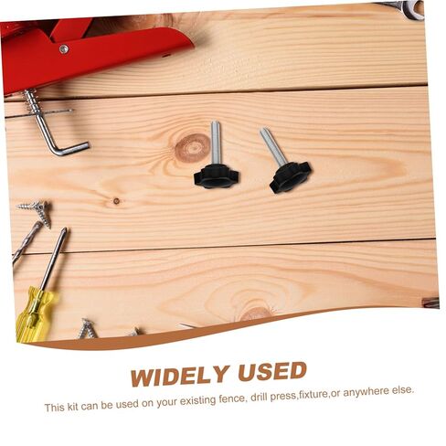 4 Sets Threaded Knob Replacement Kit with Bolt Ergonomic Design for Resistant for Improvement Projects in Saudi Arabia
