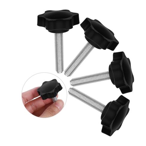 4 Sets Threaded Knob Replacement Kit with Bolt Ergonomic Design for Resistant for Improvement Projects in Saudi Arabia