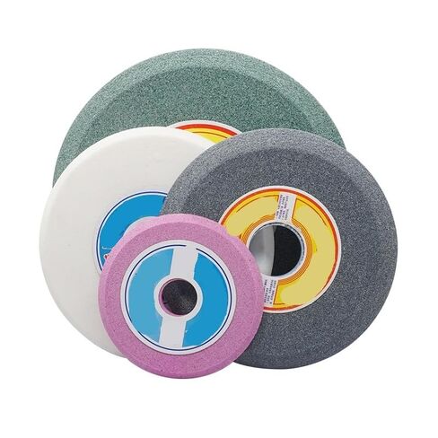 Double Single Beveled Edge Grinding Wheel, Big Abrasive Disc for Saw Blade Serrated Band Grit 46~120 1pcs(D-W-250x18x75 G60) in Kuwait