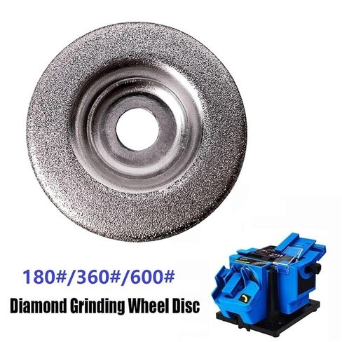 Diamond Grinding Wheel，Circle Disc for Electric Multifunctional Sharpener Grinder Accessories 180/360/600 Grit 1pcs(180) in Saudi Arabia