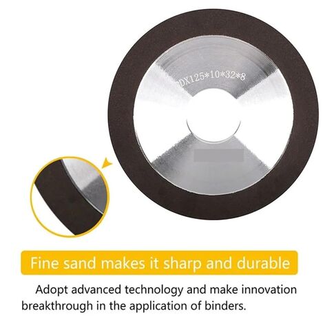 Diamond Grinding Wheel, 100MM 150/240/320Grit Tungsten Steel Milling Tool Carbide Metal Disc 1PCS(150) in Saudi Arabia