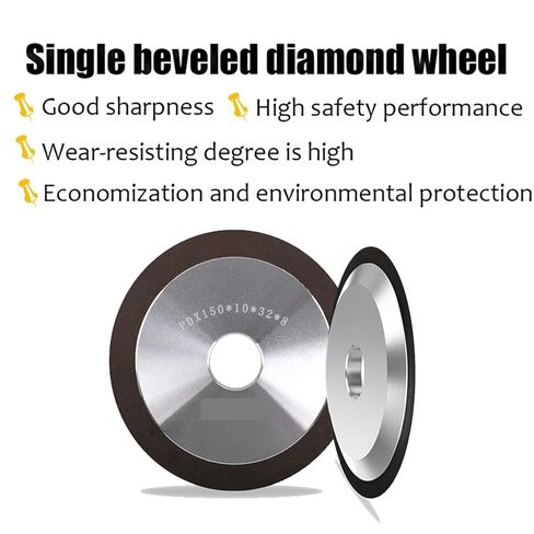 Diamond Grinding Wheel, 100MM 150/240/320Grit Tungsten Steel Milling Tool Carbide Metal Disc 1PCS(150) in Saudi Arabia