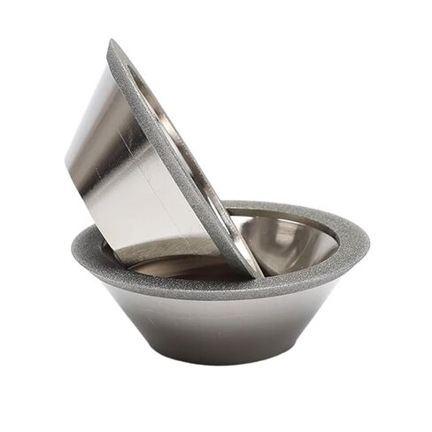 45° Diamond Bowl Shaped Grinding Wheel, Dia100mm Abrasive Disc for Tungsten Steel Milling Cutter Carving Knife Alloy 1pc(100) in Kuwait