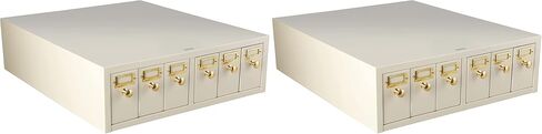 4E's USA Slide Storage Cabinet - Modular Slide Storage with 6 Drawers Hold Up to 5,000 Slides Lab Storage Cabinet for Microscope Slides, Compatible with Similar Cabinets Already in Use in Kuwait