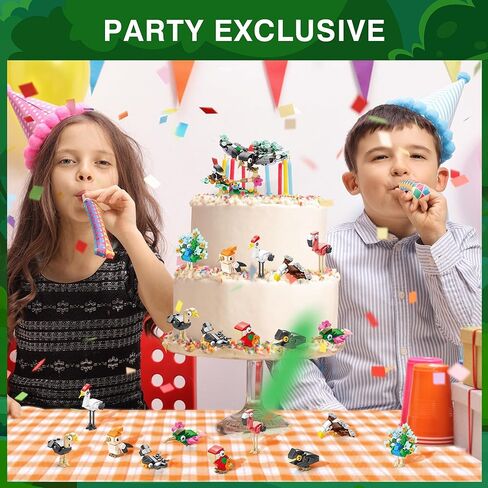 حفلات الحفلات لـ Kids-20 Packs Backs Build Buildls مجموعات الفصول الدراسية جوائز-Birthday Goodie Bags Stuffers for Kids-Mini Animal Blocks Toys for Easter Party ، عيد الحب ، حفلة عيد الميلاد （20in 2） in Kuwait