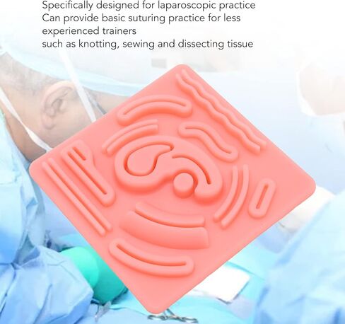 3D Laparoscopic Suture, Silicone Laparoscopic Suture Simulation Pad, for Nurse Doctor Student Teaching Suture Training in Saudi Arabia