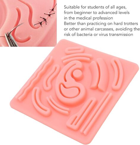 3D Laparoscopic Suture, Silicone Laparoscopic Suture Simulation Pad, for Nurse Doctor Student Teaching Suture Training in Saudi Arabia