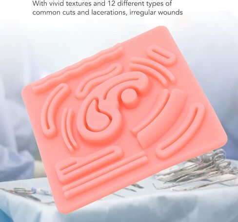 3D Laparoscopic Suture, Silicone Laparoscopic Suture Simulation Pad, for Nurse Doctor Student Teaching Suture Training in Saudi Arabia