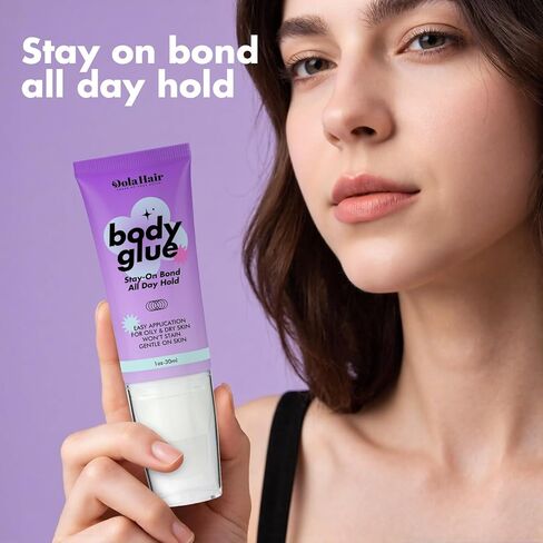 غراء الجسم من دولهير للملابس والجلد، لاصق مقاوم للعرق، يغسل بالماء - لاصق عصري للراقصين، والجوارب، والملابس الراقص، والأزياء التنكرية in Kuwait