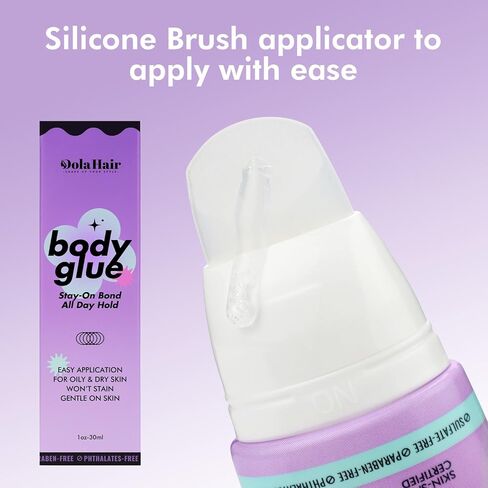 غراء الجسم من دولهير للملابس والجلد، لاصق مقاوم للعرق، يغسل بالماء - لاصق عصري للراقصين، والجوارب، والملابس الراقص، والأزياء التنكرية in Kuwait