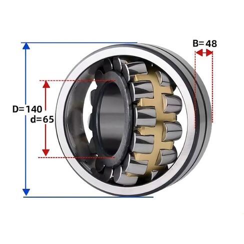 FAG Spherical Roller Bearing Assortment - 22311-E1-XL/22312-E1-k/2313-TVH/22313-E1 High Load Capacity for Industrial Machinery & Gearboxes (22313-E1) in Saudi Arabia