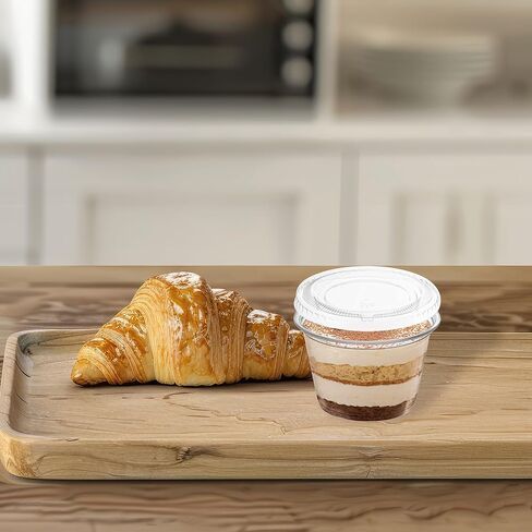 2500 Lid For Clear Plastic Disposable Portion Souffle Cup Lids for 1oz Small Plastic Reusable Clear Dessert Cups for Businesses and Events in Saudi Arabia