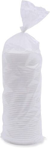 Boardwalk Deerfield Hot Cup Lids, Fits 10 Oz To 20 Oz Cups, White, Plastic, 50/pack, 20 Packs/carton in Saudi Arabia