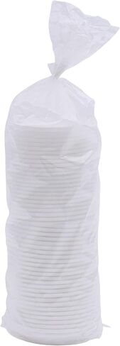 Boardwalk Deerfield Hot Cup Lids, Fits 10 Oz To 20 Oz Cups, White, Plastic, 50/pack, 20 Packs/carton in Saudi Arabia