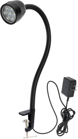 ضوء آلة LED، مرن IP66 مقاوم للماء 1400 لومن 110 فولت - 220 فولت مع قاعدة مشبك لآلة المخرطة، طاولة العمل، الإضاءة الصناعية in Kuwait