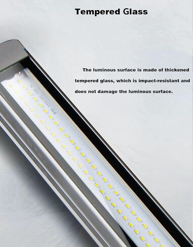 Industrial/Machine LED Tube Light, 20W 110-220V IP67 Explosion Proof Lamp CNC Machine Interner Lighting White Light (20) in Saudi Arabia