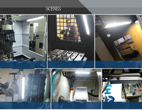 Industrial/Machine LED Tube Light, 20W 110-220V IP67 Explosion Proof Lamp CNC Machine Interner Lighting White Light (20) in Saudi Arabia