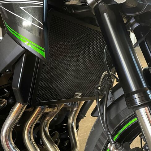 Z750 Z800 Z1000 Motocycle Radiator Grille Guard Protective Cover for Kawasaki Z750 2007-2012 Z800 / ABS/Z800E 2013-2018 Z1000SX 2010-2023 V.ersys 1000 SE 2021-2023 - Black in Kuwait
