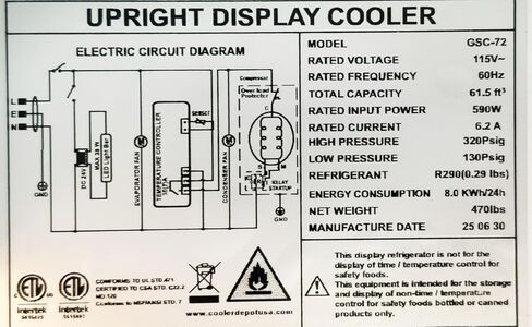 Commercial Refrigerator Glass 3-door Sliding Door NSF Merchandiser 78"Width X29"DX81"H Beverage Drink Cooler,Flower/Floral Refrigerator, ETL,NSF, Upright, Capacity 62 cuft,110V gsc-72 in Kuwait