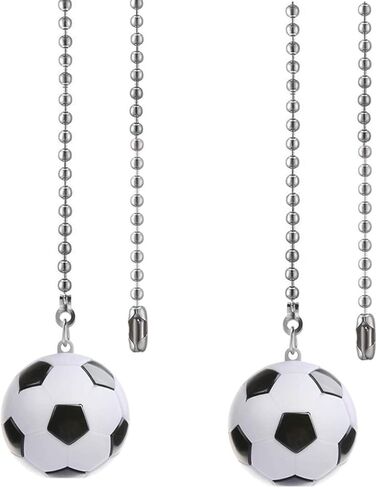 مروحة السقف سحب سلسلة الحلي تمديد كرة القدم الخفيفة سحب سلاسل لمشجعي السقف أضواء مصباح 2 حزمة in Kuwait