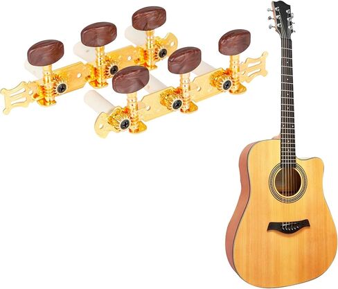 Classical Guitar Tuners, 3L 3R Strings Tuning Keys Pegs, Guitar Machine Heads Tuners Keys 3L3R Knobs, Tuning Keys String Pegs Tuners Machine Heads Knobs in Saudi Arabia