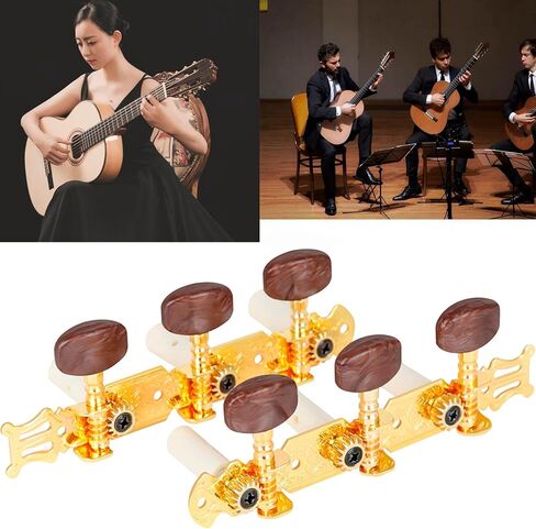 Classical Guitar Tuners, 3L 3R Strings Tuning Keys Pegs, Guitar Machine Heads Tuners Keys 3L3R Knobs, Tuning Keys String Pegs Tuners Machine Heads Knobs in Saudi Arabia